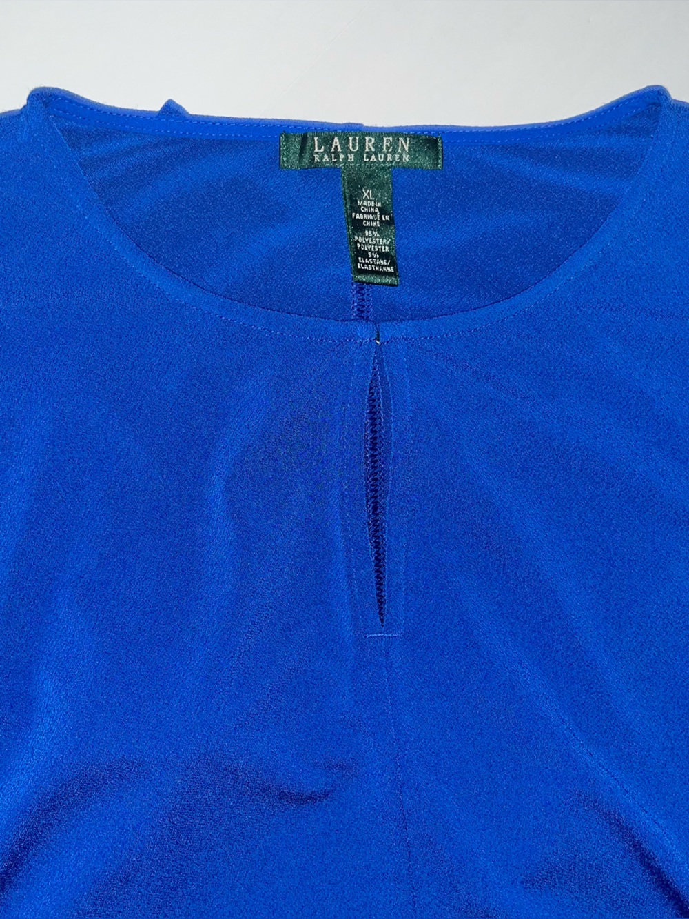 Lauren Ralph Lauren Blue Tunic XL‎ Top - Picture 3 of 11